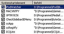 Msconfig kennt die Autostart-Gewohnheiten